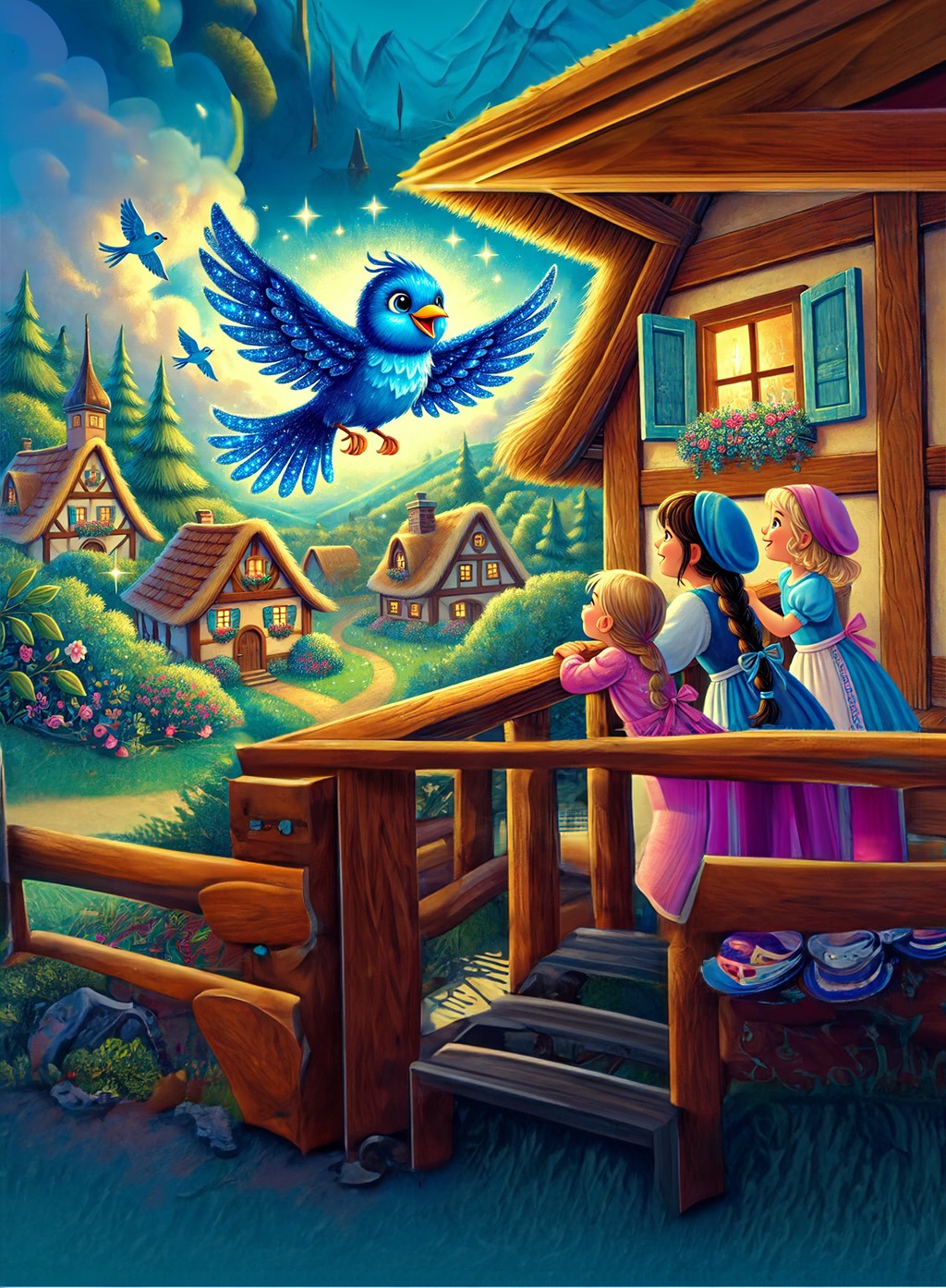 Vogel-piep-Mädchen